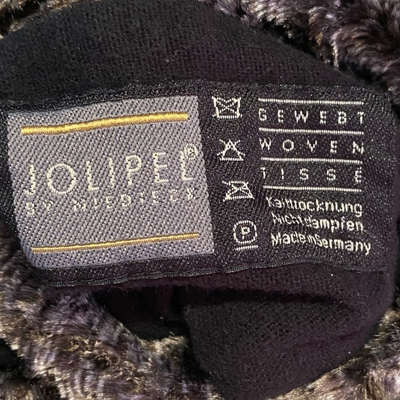 Reversible Coat Jolipel by Niedieck Size Med Button Up Winter Trench Faux Fur - Picture 8 of 12